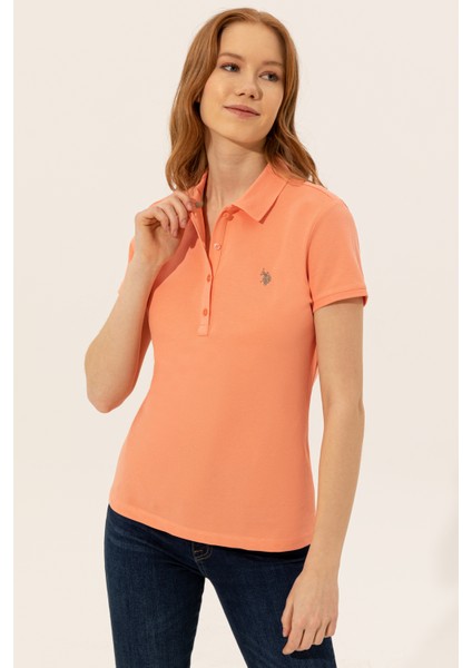 Kadın Somon Basic T-Shirt 50246272-VR047 fırsatları