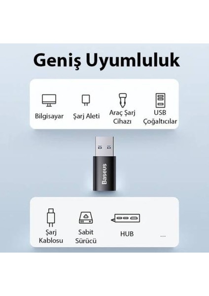 USB 3.1 To Type-C Otg Dönüştürücü Adaptör, 10 Gbps Veri Aktarım, Mini Type C Çevirici