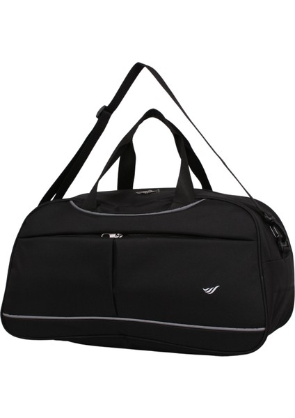 50X30X24 cm Unisex Siyah Kumaş Plaj Spor ve Seyahat Çantası modelleri