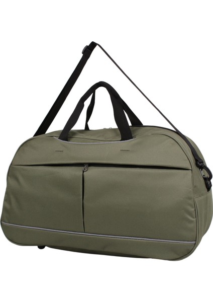 50X30X24 cm Unisex Yeşil Kumaş Plaj Spor ve Seyahat Çantası fırsatları