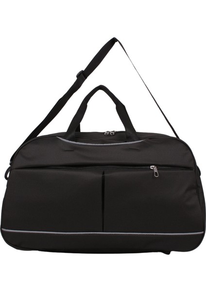60X35X24 cm Unisex Siyah Kumaş Plaj Spor ve Seyahat Çantası modelleri