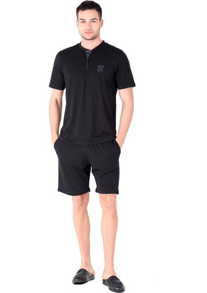 Şort Pijama Takımı Siyah modelleri
