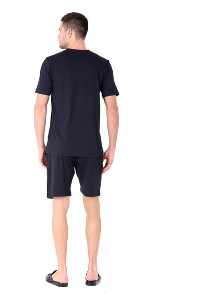 Şort Pijama Takımı Lacivert