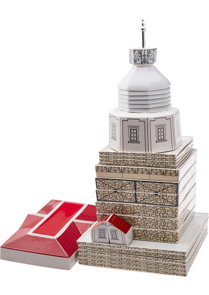 X İst Collection Kız Kulesi 30 Parça 6 Kişilik Porselen Yemek Takımı fiyatları