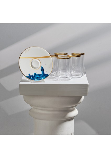 X İst Collection İstanbul 12 Parça 6 Kişilik Çay Seti