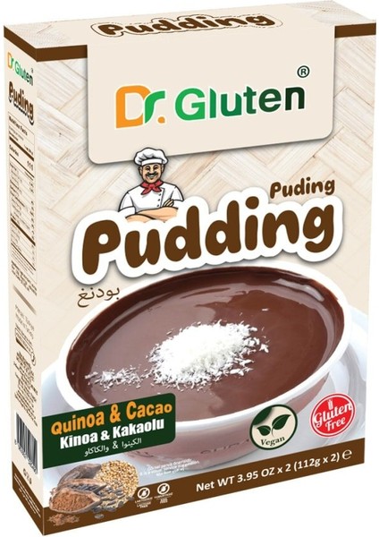 Dr. Gluten Dr.gluten Glutensiz Kakaolu Kinoalı Puding GF-P19