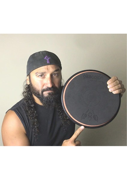 okecajon ...Practice O. Akça Signature Practice Pads, 10 İnç, Çift Taraflı, Drum Pad, Davul Çalışma Pedi, Bateri Pad