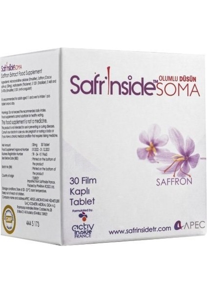Safrinside Soma 15 Mg 30 Tablet