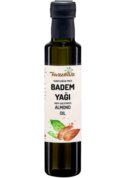 Badem Yağı 250ML - Soğuk Pres
