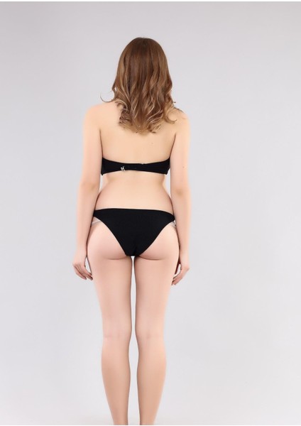 2218-2 V Yaka Transparan Detaylı Boyundan Bağlamalı Bikini fiyatları