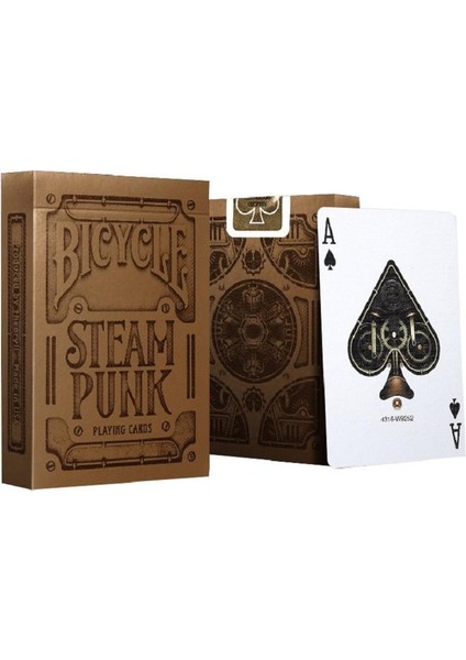 Steam Punk Iskambil Poker Oyun Kartları modelleri