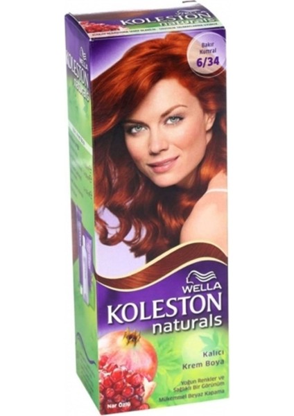 Koleston Naturals Boya  6/34 Bakır Kumral