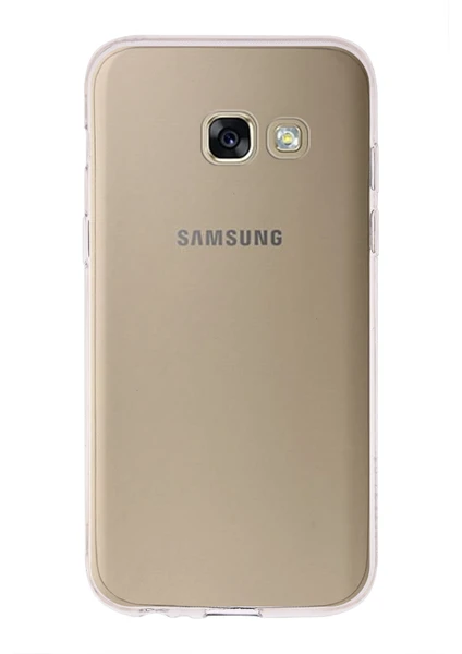 Case World Caseworld Samsung Galaxy A3 (2017) Kapak 1mm Şeffaf Silikon Kılıf