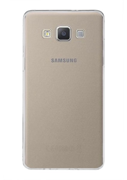 Caseworld Samsung Galaxy A5 (2015) Kapak 1mm Şeffaf Silikon Kılıf