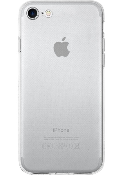 Caseworld Apple iPhone Se 2020 Kapak 1mm Şeffaf Silikon Kılıf