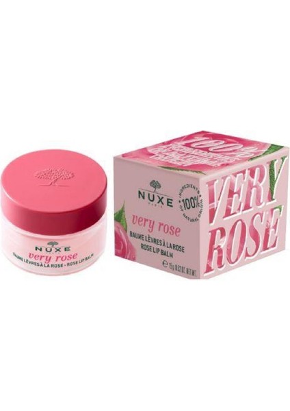 Very Rose Gül Özlü Besleyici Dudak Balmı 15 gr (NUX101)
