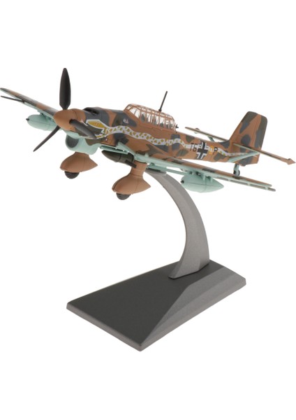 1:72 Ölçekli JU87 Uçak Helikopter Diecast Ordusu Model Uçak Süsler (Yurt Dışından)