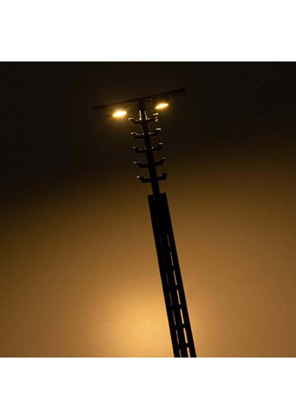 5 Adet Model Demiryolu Işıkları Ho Gauge Peyzaj Aksesuarları Için Sıcak Beyaz Yeşil (Yurt Dışından) indirimleri