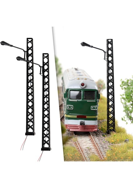2x Kafes Direk Işık Aksesuarları Sokak Lambası Kum Masa Modeli (Yurt Dışından)