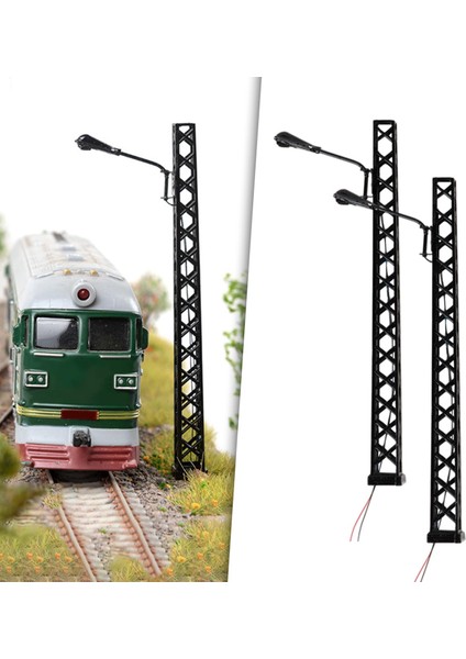 2x Kafes Direk Işık Aksesuarları Sokak Lambası Kum Masa Modeli (Yurt Dışından)