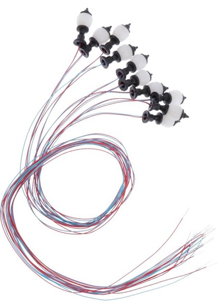 10'lu 1: 100 Model Demiryolu Tren Lamba Sokak Işıkları Ho Ölçekli LED Diorama (Yurt Dışından) fiyatları