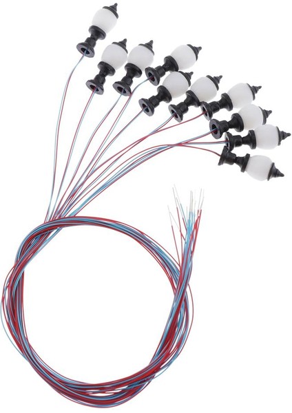 10'lu 1: 100 Model Demiryolu Tren Lamba Sokak Işıkları Ho Ölçekli LED Diorama (Yurt Dışından) fırsatları