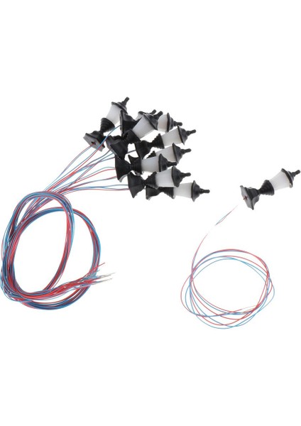 10'lu 1/100 Sokak Lambaları Sokak Lambası Demiryolu Peyzaj Model Binası Için Lamppost (Yurt Dışından) fırsatları