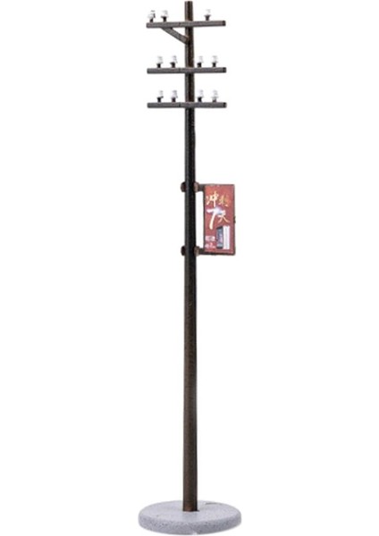 10'lu Elektrik Hattı Kutup 1:42 Tren Street Peyzaj Dioramas O Ölçek # 2 16.3cm (Yurt Dışından) fırsatları