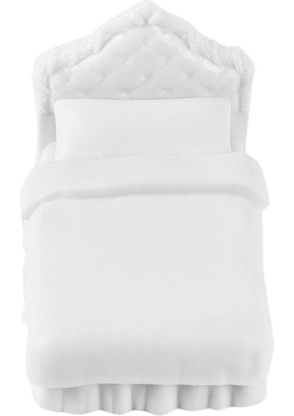 8 cm Minyatür Tek Kişilik Yatak Modeli Kiti, Dollhouse Mobilya Peri Bahçe Dekor (Yurt Dışından) fiyatları