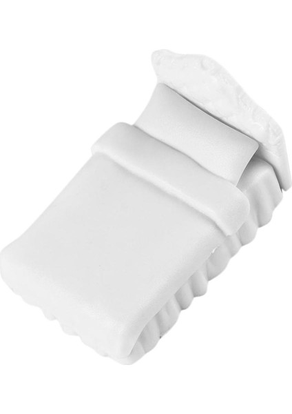 8 cm Minyatür Tek Kişilik Yatak Modeli Kiti, Dollhouse Mobilya Peri Bahçe Dekor (Yurt Dışından) indirimleri