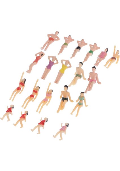 20X 1:50 Ölçekli Renkli Model Plaj Mayo Erkek Kadın Rakamlar Modeli Poz (Yurt Dışından) fiyatları