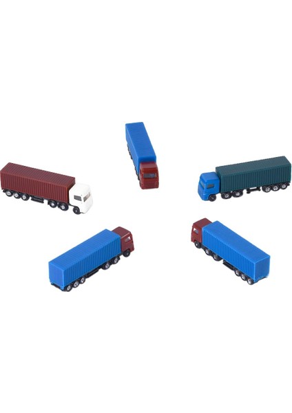 Magideal 5 Adet Mix Model Oyuncak Arabalar Kamyon Için Manzara Düzeni 1: 200 N / Z Ölçeği (Yurt Dışından)