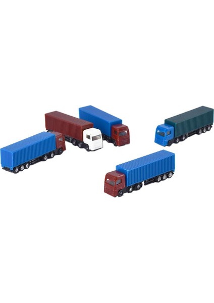 Magideal 5 Adet Mix Model Oyuncak Arabalar Kamyon Için Manzara Düzeni 1: 200 N / Z Ölçeği (Yurt Dışından)