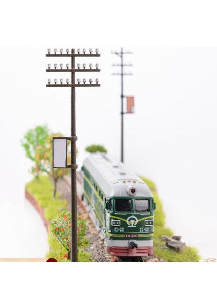 3 Adet 1/87 Ho Ölçekli Telefon Direkleri Tel Direkler Model Tren Park Sokak (Yurt Dışından)