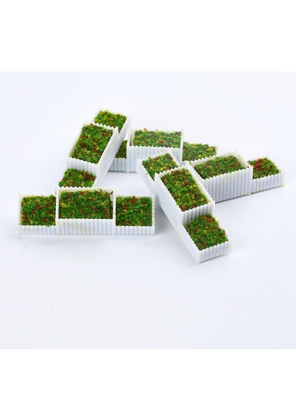 5 Parça Plastik N Skalalı 1: 150 Çiçek Yatak Bitki Sandtable Diorama Için Set (Yurt Dışından) modelleri