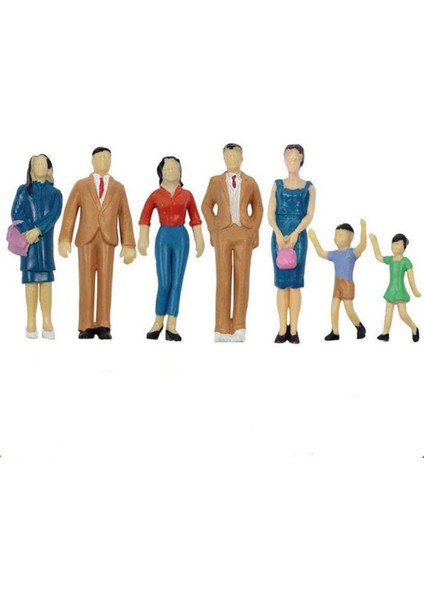 14 Adet 1:25 Ho Renkli Insanlar Minyatür Modeli Için Tren Düzeni Süsler Aksesuar (Yurt Dışından) fiyatları