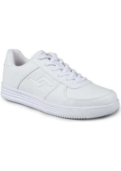 22233 40-45 Beyaz Merdane Sneaker Spor Ayakkabı