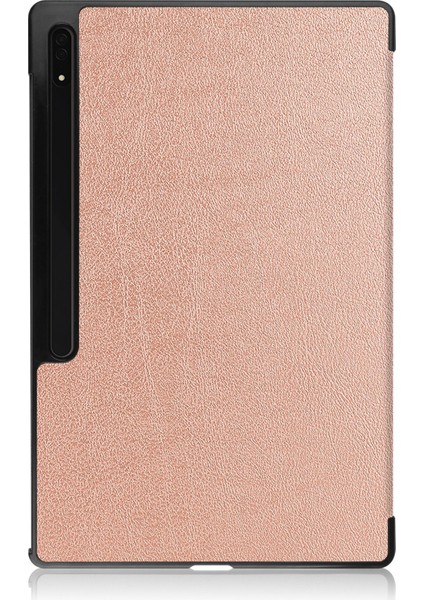 Samsung Galaxy Tab S8 Ultra Için Flip Tablet Kılıfı - Siyah (Yurt Dışından)