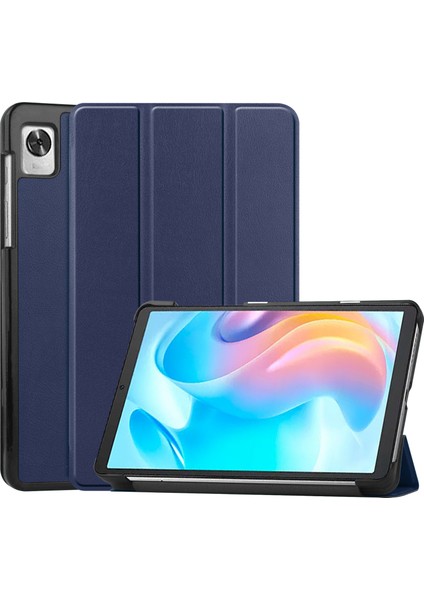 Realme Pad Mini Için Flip Tablet Kılıfı - Siyah (Yurt Dışından)