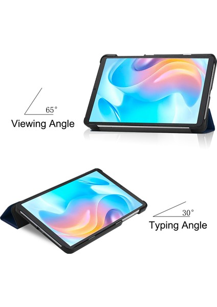 Realme Pad Mini Için Flip Tablet Kılıfı - Siyah (Yurt Dışından)