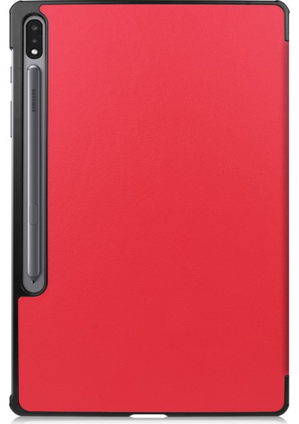 Samsung Galaxy Tab S8+ Plus Için Flip Tablet Kılıfı - Siyah (Yurt Dışından)