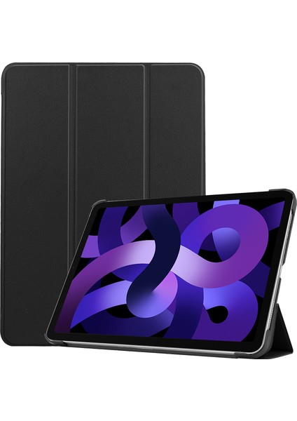 iPad Air (2022) Için Flip Tablet Kılıfı - Siyah (Yurt Dışından)