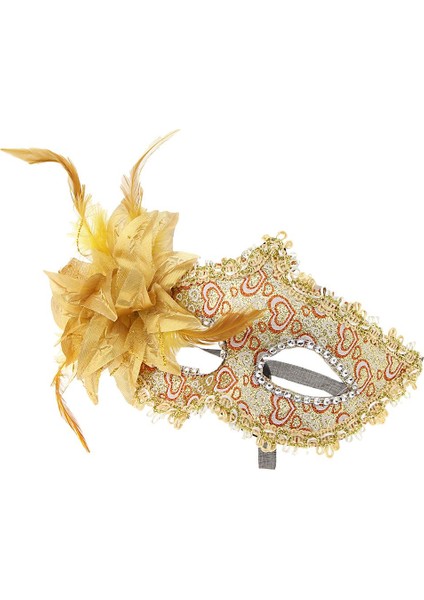 Süslü Elbise Çiçek Venedik Maskesi (Yurt Dışından)