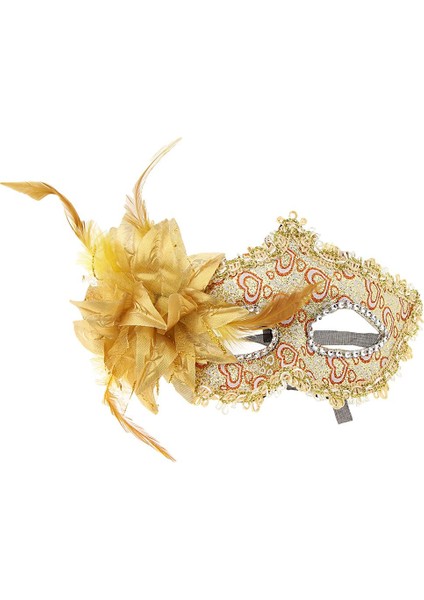 Süslü Elbise Çiçek Venedik Maskesi (Yurt Dışından) fiyatları