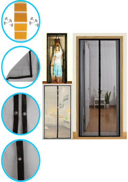 Mıknatıslı Kapı Sineklik Perdesi 105X205CM