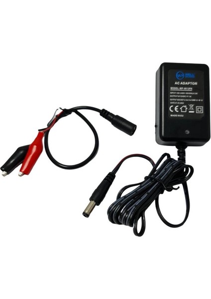 6V-12V 1AMPER Akü-Batarya Şarj Adaptörü WP-0612P