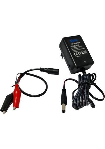 6V-12V 1AMPER Akü-Batarya Şarj Adaptörü WP-0612P