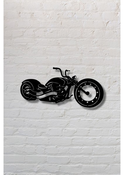 Dekoratif Chopper Motosiklet Metal Tablo (Small)