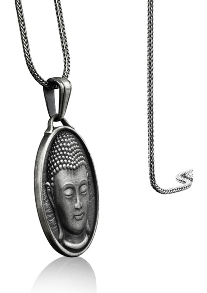 Buda Madalyon Gümüş Kolye fiyatları