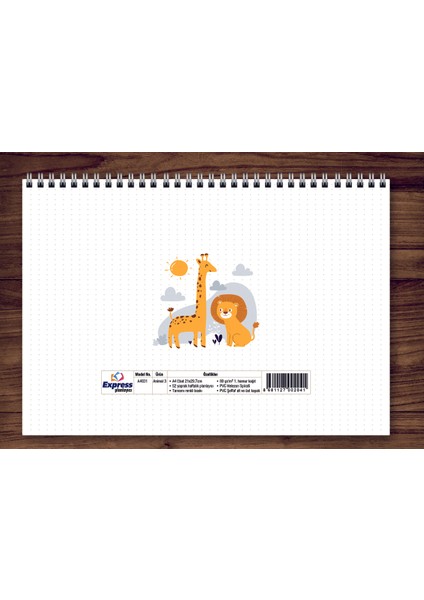 Express Planner A4 Haftalık Planlayıcı Animal 3